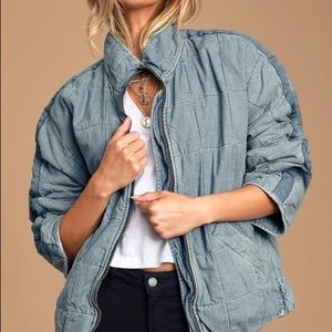 Free people quilted Dolman